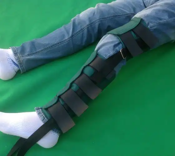 下肢皮牵引带小腿固定套床头牵引架挂吊砖股骨大腿牵引黑色架牵引带m