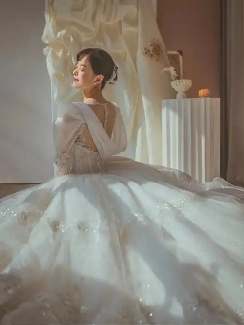 一个人的婚纱照也可以很浪漫