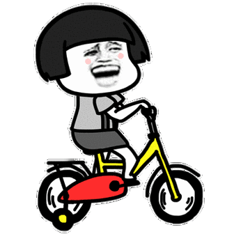 蘑菇头汽车开心吹风金馆长gif动图_动态图_表情包下载_soogif