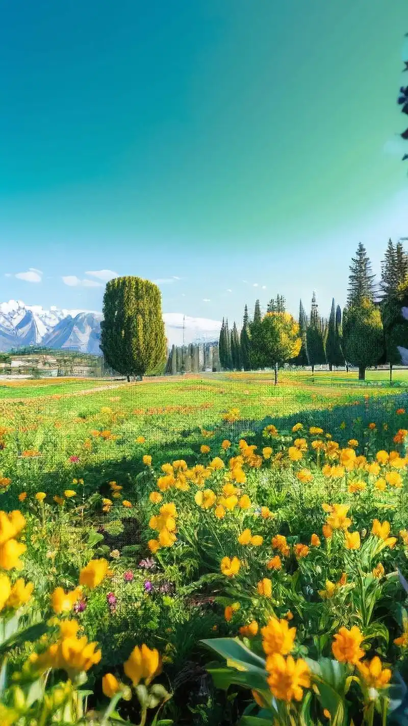 淡绿色草地壁纸,清新之选95