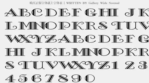 gallery wide normal免费字体下载 - 英文字体免费下载尽在字体家