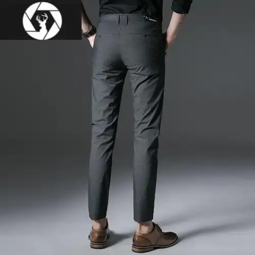 zun男裤春秋男士休闲裤修身直筒长裤商务西装裤子男夏季薄款西裤男装