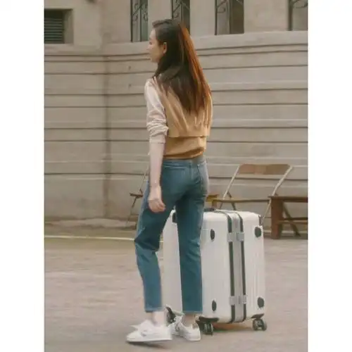 流金岁月朱锁锁倪妮同款 复古百搭直筒牛仔裤女高腰显瘦烟管裤潮