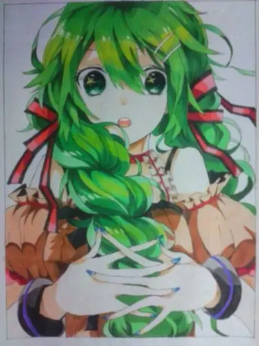 二次元 手绘 动漫 绘图 马克笔 女孩子