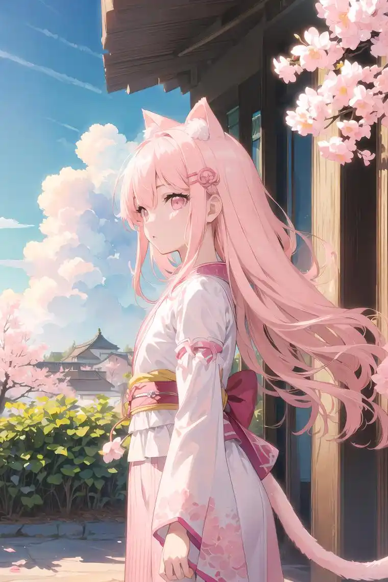 粉毛猫耳娘的回眸