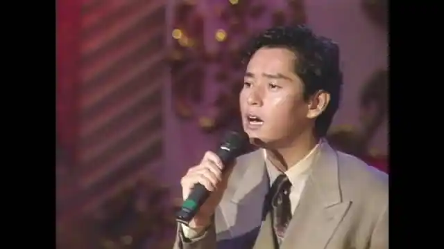 1991年春晚谭咏麟演唱《水中花》