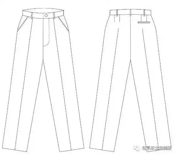 120例裤子设计的电脑款式图合集