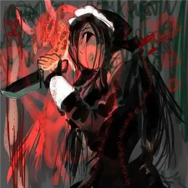 动漫头像女生冷酷血腥高清冷酷的血腥动漫女生头像图片