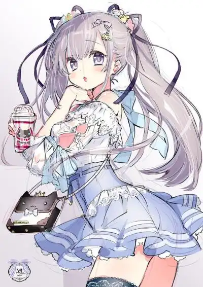 手绘 美 动漫 意境 插画 头像 壁纸 动漫 唯美 清新 甜美 可爱 凊纯