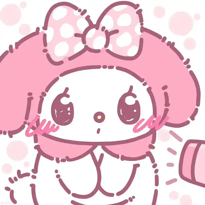 女孩子就要粉粉嫩嫩可可爱爱  超可爱的美乐蒂头像来噜99 # - 抖音