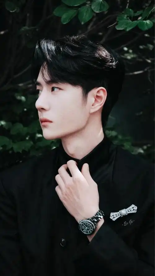 王一博长空之王#wyb#青年演员王一博#新中式立领刺绣西装,矜贵大气且