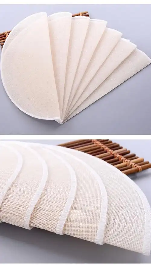 迎新必备圆形不粘蒸笼布纯棉纱笼屉布蒸锅垫子蒸笼垫小笼包馒头包边