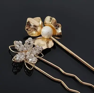 韩国东大门簪子盘发丸子头头饰发簪简约现代百搭发詹发栈子发钗女