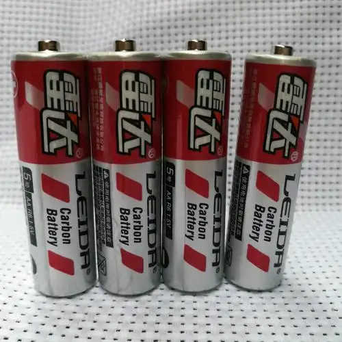 雷达一次性电池5号7号碳性干电池 1.5v高容量电池适合玩具家用