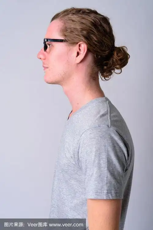 眼镜,男人,男性美,青年人,侧面像