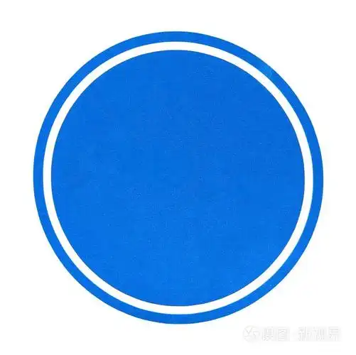 蓝色圆圈抽象背景