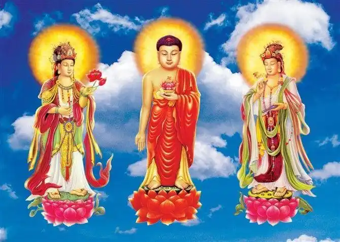 【转载】卍西方三圣卍单帧大图高清圣像【供养天下学佛人】