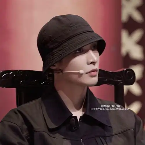 张艺兴同款渔夫帽子圆顶短檐这就是潮百搭街舞男x女4黑色力荐