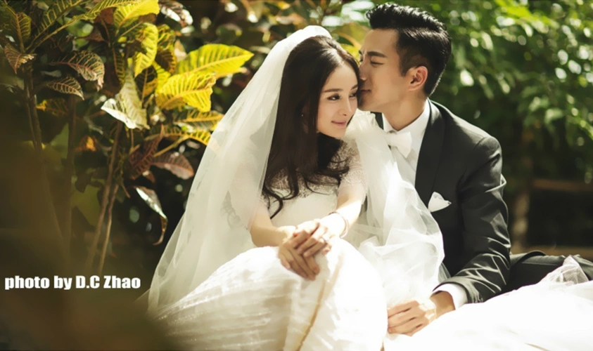 杨幂婚纱照