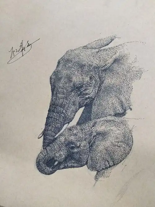 点绘|纯艺术|绘画|不二青鸟 - 原创作品 - 站酷 (zcool)