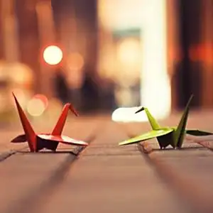 一对千纸鹤_唯美微信头像图片_扣扣居