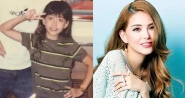 天王嫂昆凌童年旧照曝光从小就是美人胚子