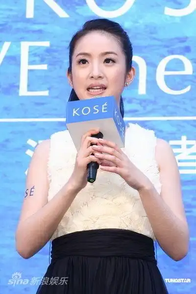 图文林依晨优美代言林依晨妆容精致