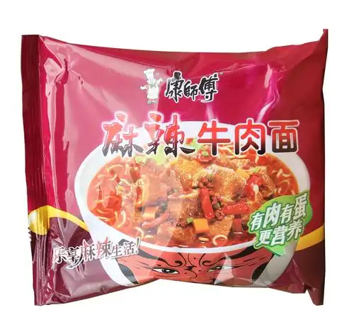 康师傅麻辣牛肉面102g(1件24袋 不开零)