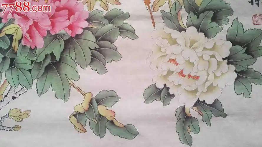 工笔65*65-au12477558-花鸟国画原作-加价-7788收藏__中国收藏热线