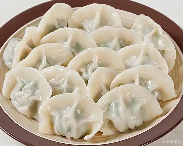 一盘饺子图片_一盘饺子高清图片_全景视觉