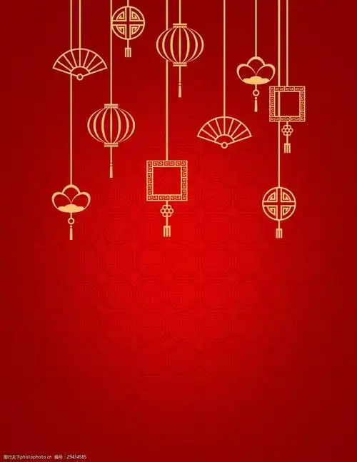 矢量中国风节日庆祝背景图片-图行天下图库