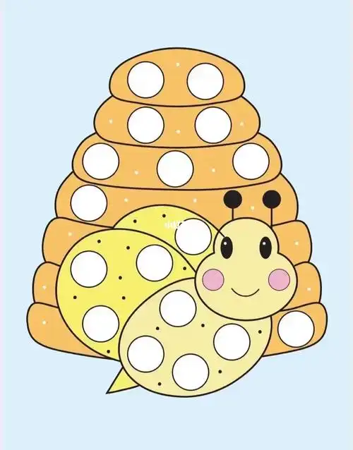 点点画适合一岁半以上的小朋友