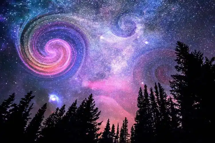 星星图片大全唯美星空图片大全星空图片高清壁纸星空交织的梦幻