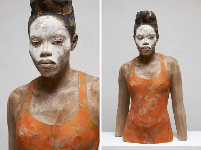 human sculptures by bruno walpoth
