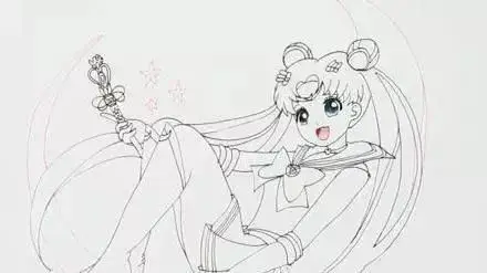 如何画美少女战士