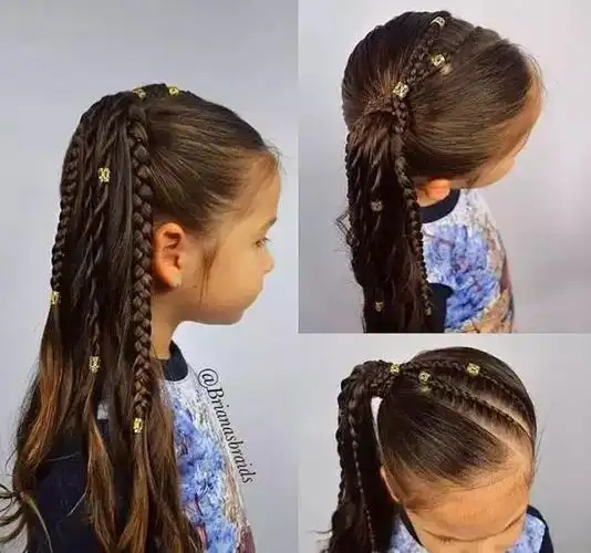 时尚辣妈必学的儿童编发太好看了