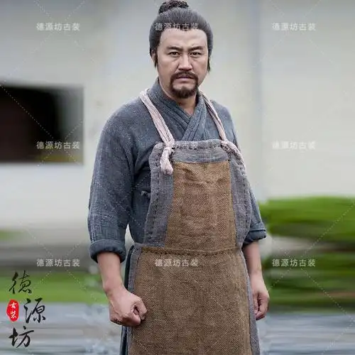 春秋战国时期影视古装汉服百姓棉麻粗布焦夫武侠民族服装