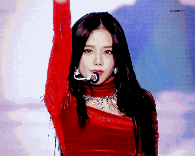 金智秀#  绝美红衣秀,永远的名场面top1#朴彩英