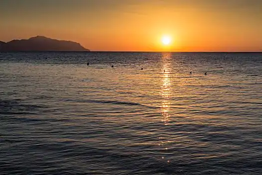 升起的太阳图片