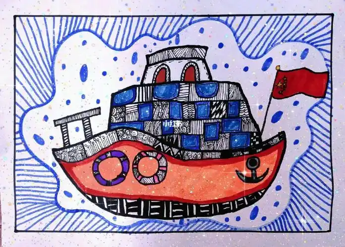 儿童画  #少儿创意美术