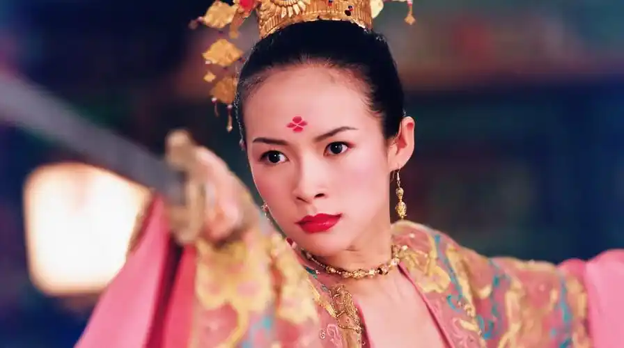 章子怡《十面埋伏》水袖舞,这么多年,电影就记得这一段