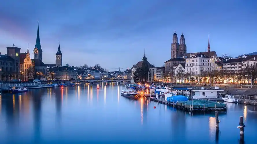 苏黎世唯美城市风景桌面壁纸