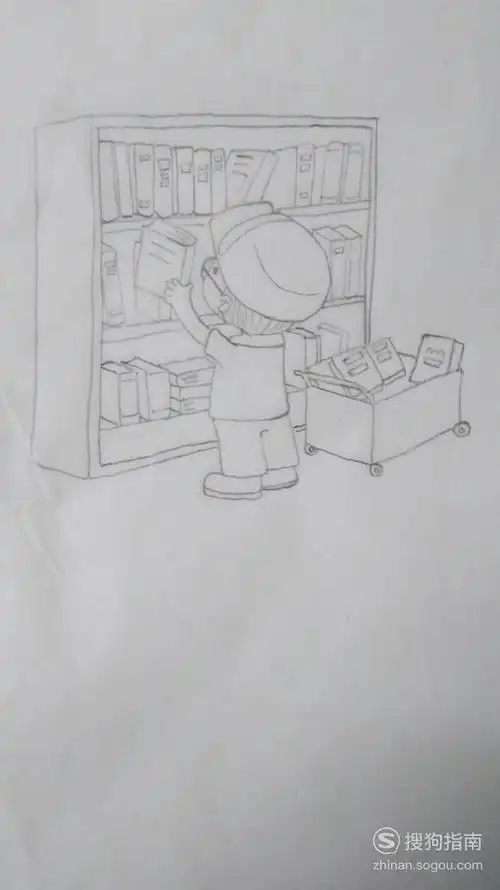 帮妈妈整理房间简笔画同学整理图书馆 简笔画简笔画收拾东西幼儿整理