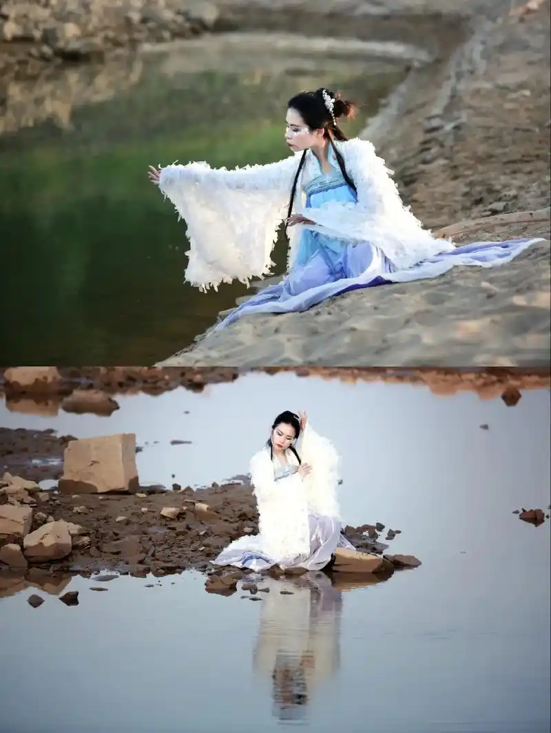 汉服 #汉服造型 #古风 #拍照姿势  借来了琵琶,做了神 - 抖音