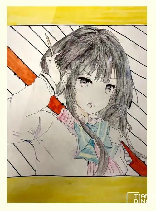 田丁美学漫画绘画作品_田丁少儿美学