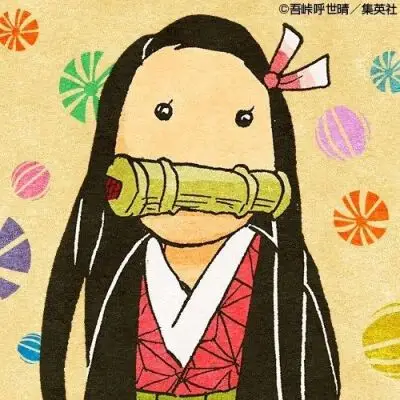 祢豆子 头像 鬼灭之刃 来自鳄鱼老师推特