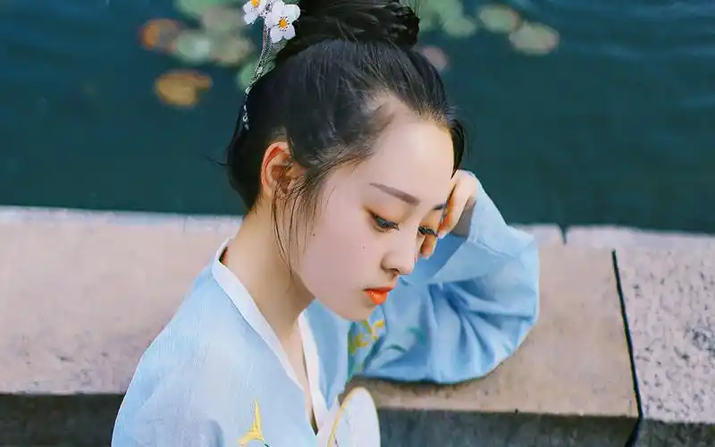 汉服美女唯美古风写真图片桌面壁纸高清大图预览1920x1200_美女壁纸