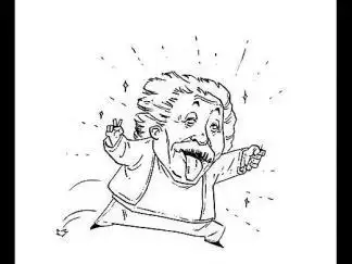 吐舌头的爱因斯坦图片_简笔画图片_少儿图库_儿童资源网