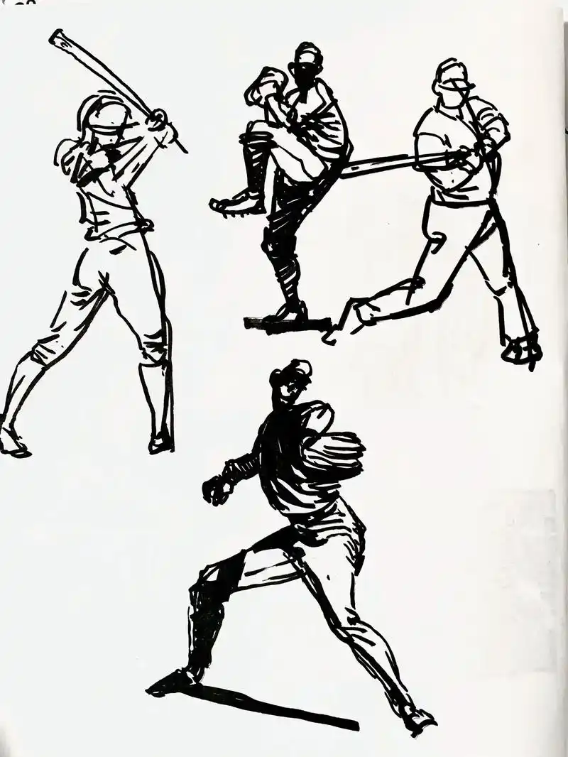 一些日常速写动作练习.#画画 #美术生 #每日一画 #手绘  - 抖音