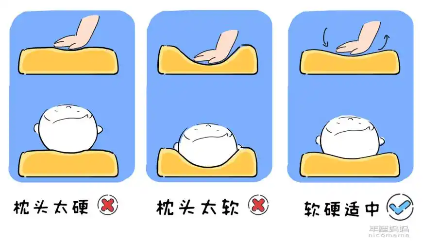 婴儿枕头高度合适多高 婴儿枕头高度合适多高的人睡觉